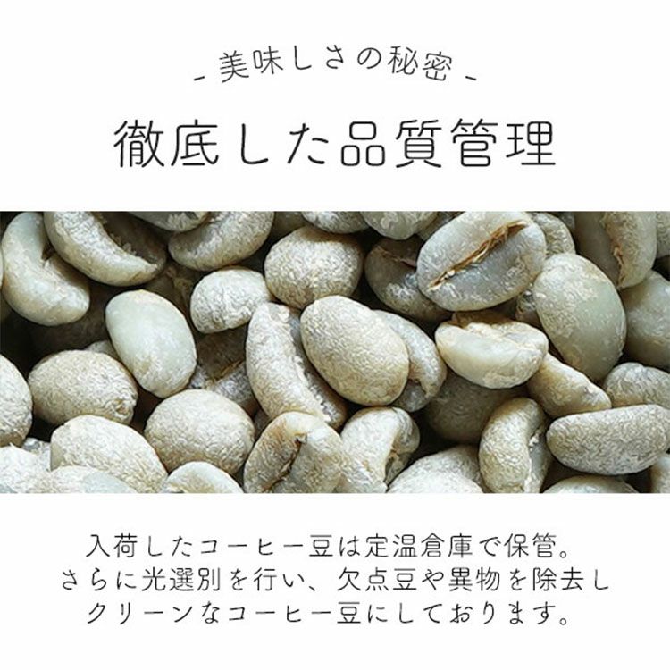 グルメコーヒー豆キリマンジャロ タンザニア AA1kg（200g×5袋） 中煎り 