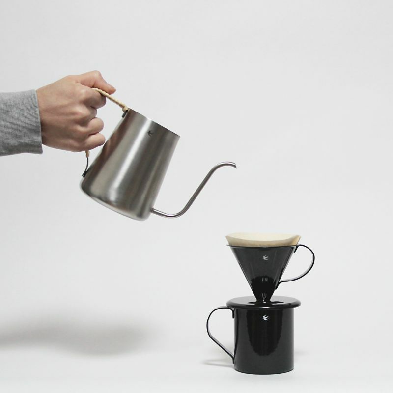 TSUBAME Drip pot silver 600mlツバメ コーヒードリップポット