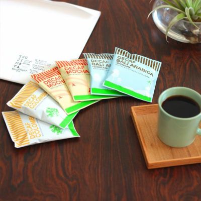 デカフェドリップコーヒー 3種お試し６杯セット<br>カフェインレスドリップコーヒー