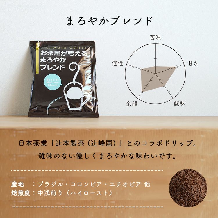 レギュラードリップコーヒーお茶屋が考えるまろやかブレンド 1杯分