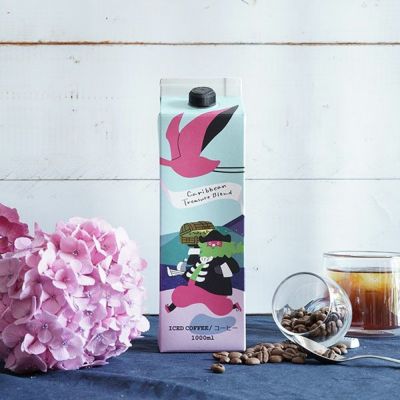 スペシャルティアイスコーヒー<br>カリビアントレジャーブレンド 1,000ml[無糖] 1本(l)