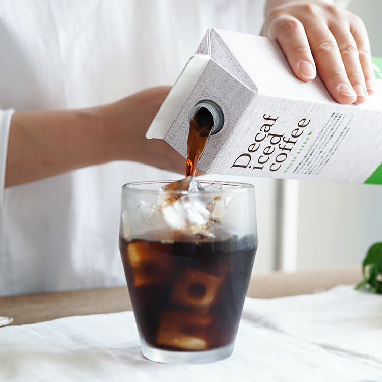 デカフェ アイスコーヒーハウスブレンド 1,000ml [無糖] 12本