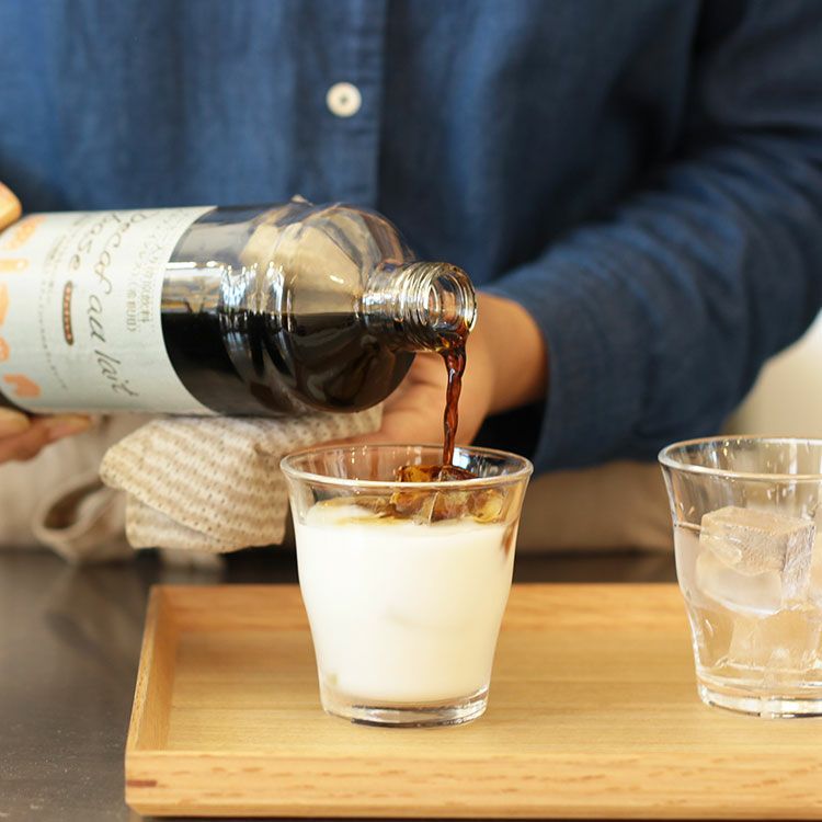 お年賀にデカフェオレベース（加糖）とデカフェドリップコーヒー 2種10