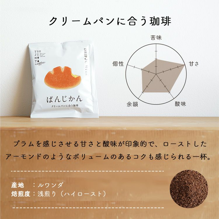 スペシャルドリップコーヒー「ぱんじかん」4種4杯アソート