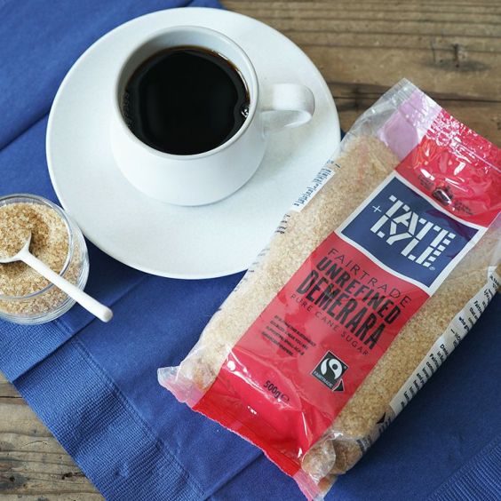 テート&ライル デメラーラ シュガー 500g<br>TATE+LYLE DEMERARA<br>さとうきび100% 英国王室御用達の砂糖<br>コーヒー 紅茶 製菓材料 まとめ買いにおすすめ