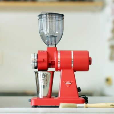 Kalita ナイスカットG（Nice cut G）インディアンレッド<br>家庭用電動グラインダー　カリタ　コーヒーミル　kalita<br>スペシャルティコーヒー豆100ｇおまけ付き<br>新築祝い・ご褒美に