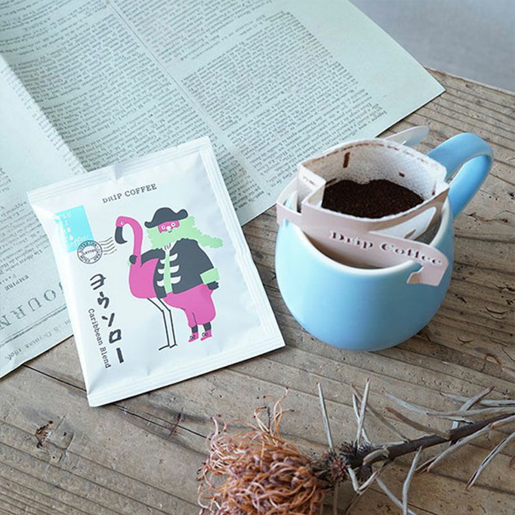 お歳暮にグルメドリップコーヒーひげおじさんと羽ばたく鳥2種