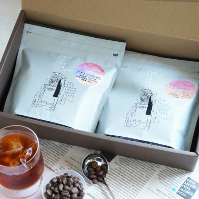 母の日に<br>スペシャルティコーヒー豆<br>2種詰め合わせギフト -iced coffee-<br>アイスコーヒーにオススメ◎<br>グァテマラ レタナ農園 200g<br>コスタリカ パストーラ農園 200g<br>贈り物 プレゼント