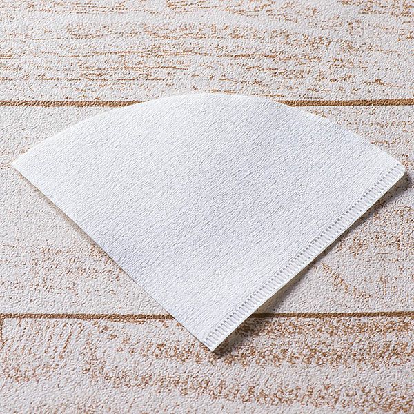 CAFEC アバカ ペーパーフィルター〈1杯用〉 円すい ホワイト（100枚入