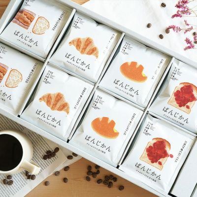 父の日に<br>ドリップコーヒー「ぱんじかん」<br>4種40杯ギフトセット<br />“すてきなじかんプロジェクト” (sdc)