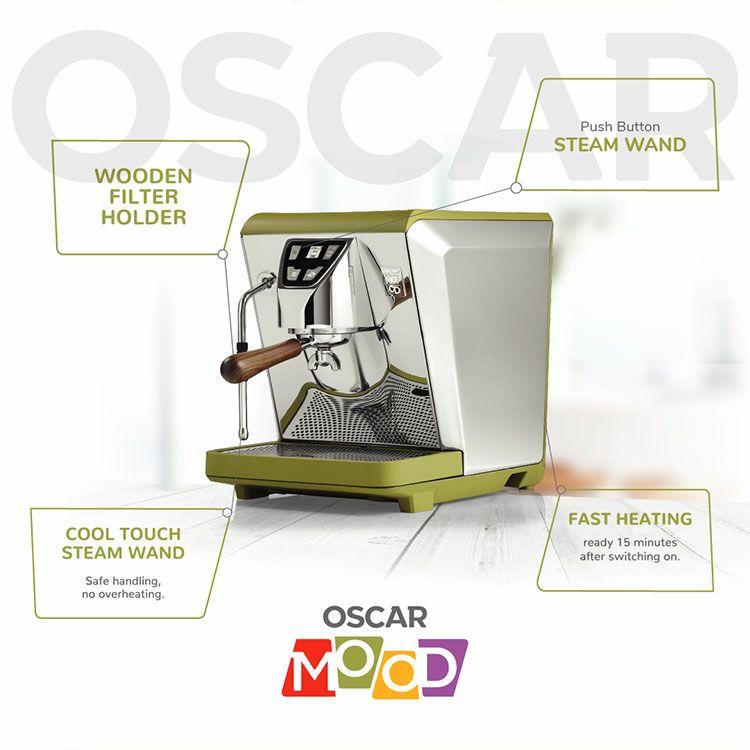 エスプレッソマシン 家庭用OSCAR MOOD オスカームードワカモレ / トープシングルボイラータンク式 | TSUJIMOTOcoffee