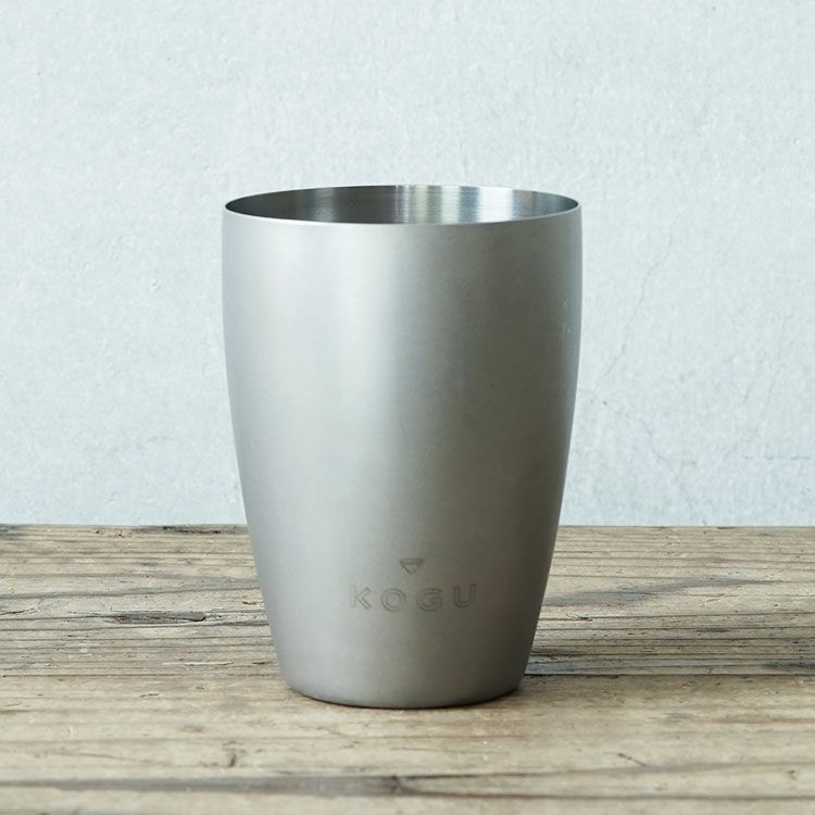 KOGU 珈琲考具豆カップ 250ml 18-8ステンレス製コーヒー豆計量 コップ