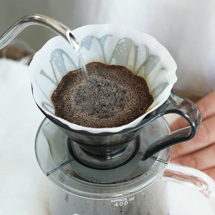 黒色光沢円錐形陶器 楽天市場】CAFEC カフェック 磁器フラワードリッパー 2〜4杯用