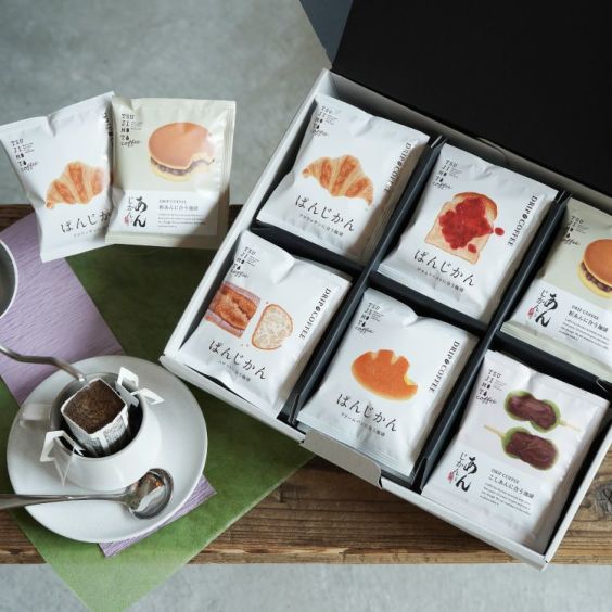 母の日に<br>スペシャルドリップコーヒー<br>「あん×ぱんじかん」6種30杯ギフトセット<br>（あんこに合う珈琲 2種10杯＋パンに合う珈琲 4種20杯）<br>プレゼント 贈り物 アソートセット