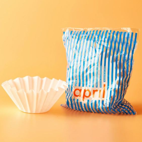 April Paper Filter<br>エイプリル ペーパーフィルター（50枚入）<br>April Plastic Brewer対応<br>Glass Brewer対応