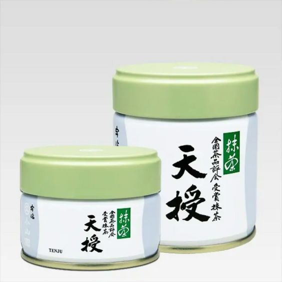 【丸久小山園】お取り寄せ商品<br>抹茶「天授」（20g缶 / 40g缶 / 100g缶）<br>全国茶品評会で受賞<br>茶銘入り専用箱付き