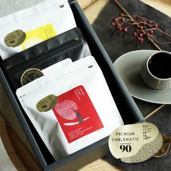 敬老の日に<br>【数量限定】最高級グランクリュコーヒー豆・粉<br>ゲイシャ 3種300g飲み比べギフトセット<br>コスタリカ エル・セドロ農園 100g<br>ペルー ペーニャ・デ・レオン農園 100g<br>コロンビア レモンキャ